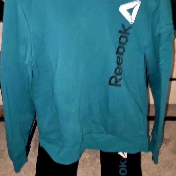 Reebok Teal Sweatshirt - Picture 1 of 9